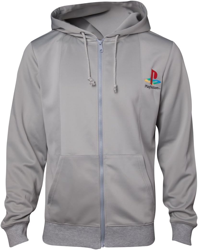 Meroncourt Men's Sony Playstation Ps One Full Length Zipper Hoodie