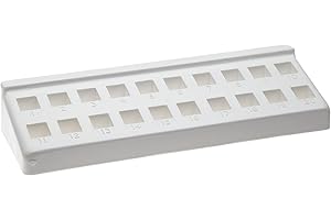 SP SCIENCEWARE SP Bel-Art Spectro Cuvette Rack; For 10mm Cuvettes, 20 Places (F18515-0000)