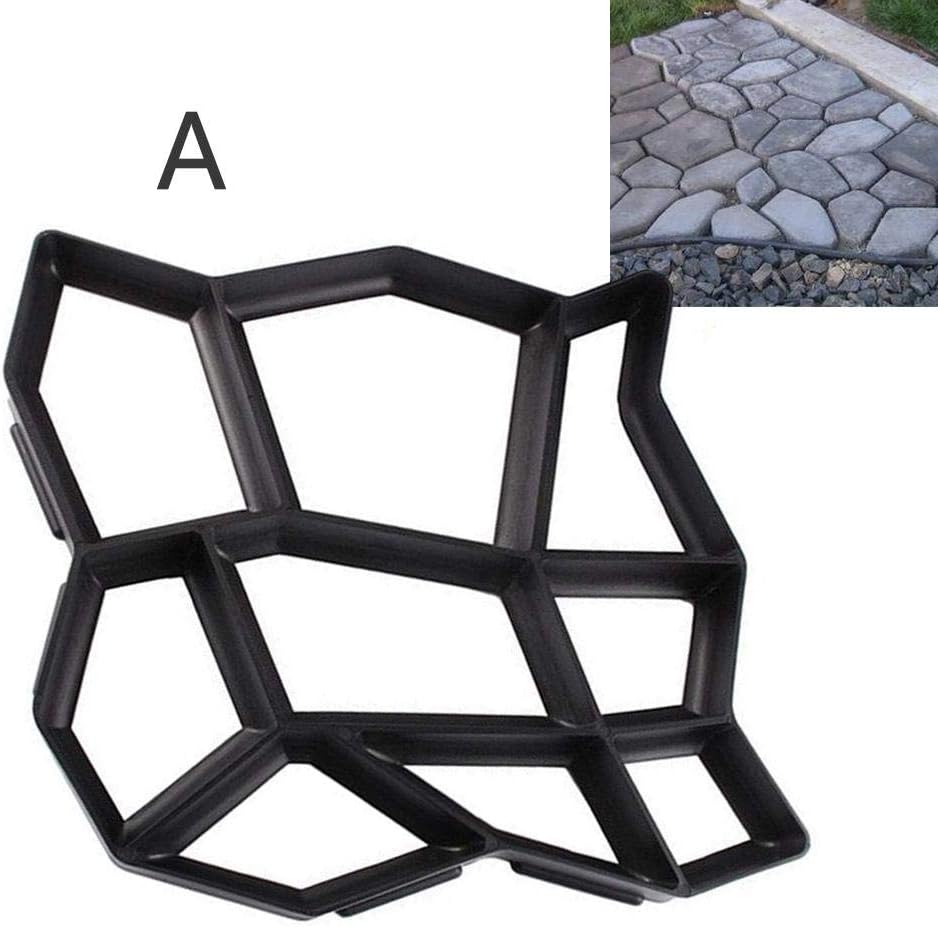 Stampo Per Cemento Fai Da Te - Stampo Riutilizzabile Per Pavimentazione Giardino E Vialetti - Foto 9