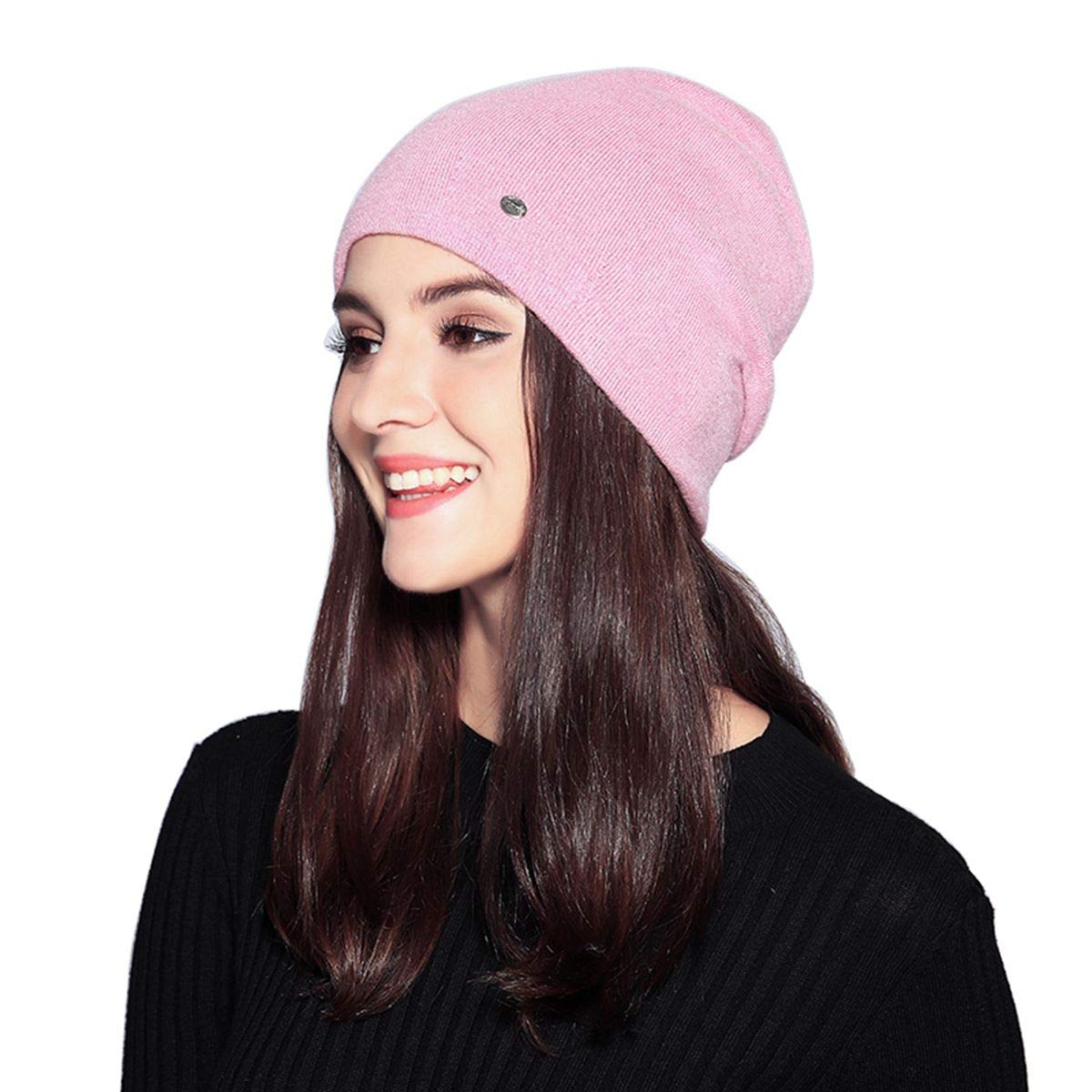 Winter Trapper Fur Hat Men Skull Ski Cap Double Layer Thick Wool Fleece Skull Ski Cap MOOKZZ H