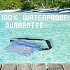 Waterproof-Waist-Pouch-by-Hydro-Gizmos-Large-Travel-Bag-with-Adjustable-Long-Waist-Strap-Buckle-Transparent-Blue-3-Zipper-Design–Lightweight-PVC-Touch-Screen-Sensitive-Keeps-Everything-Dry Waterproof-Waist-Pouch-by-Hydro-Gizmos-Large-Travel-Bag-with-Adjustable-Long-Waist-Strap-Buckle-Transparent-Blue-3-Zipper-Design–Lightweight-PVC-Touch-Screen-Sensitive-Keeps-Everything-Dry