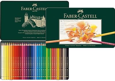 Faber-Castell Art & Graphic Polychromos Colour Pencil Tin 36 Multicoloured