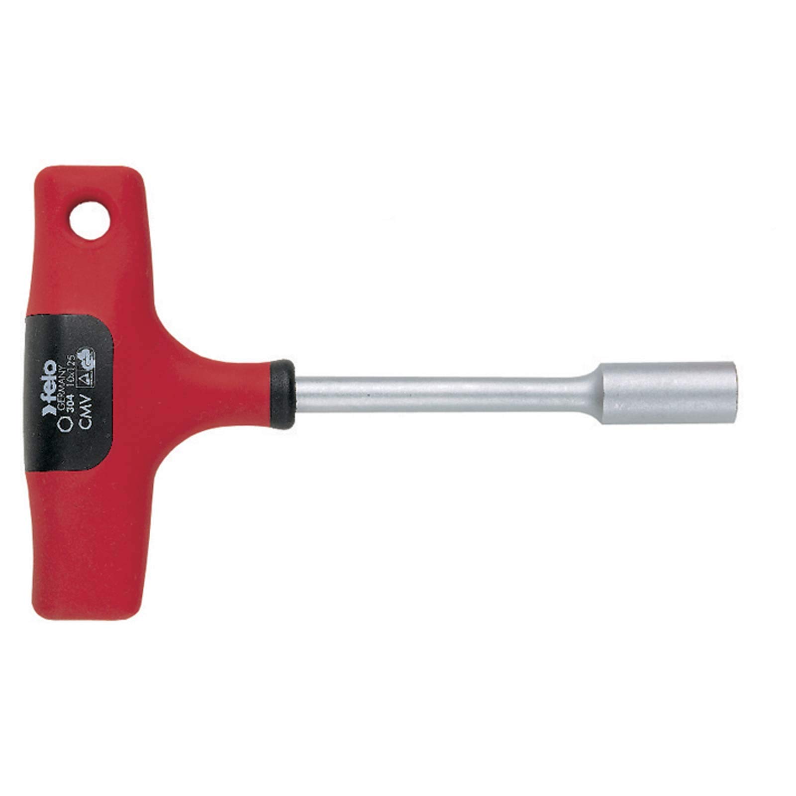 Felo 304 138 80 Hex Key with T-Grip, Multicolor