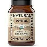 Organic Psyllium Husk Capsules 660mg - Fiber Caps Supplement, Psyllium Capsules for Digestive Regularity, Colon Cleanse Support, Unflavored Whole Fiber Powder Pills, Vegetarian Gluten Free Daily Aid