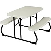 LIFETIME 280094 Kid's Picnic Table, Size 1, Almond