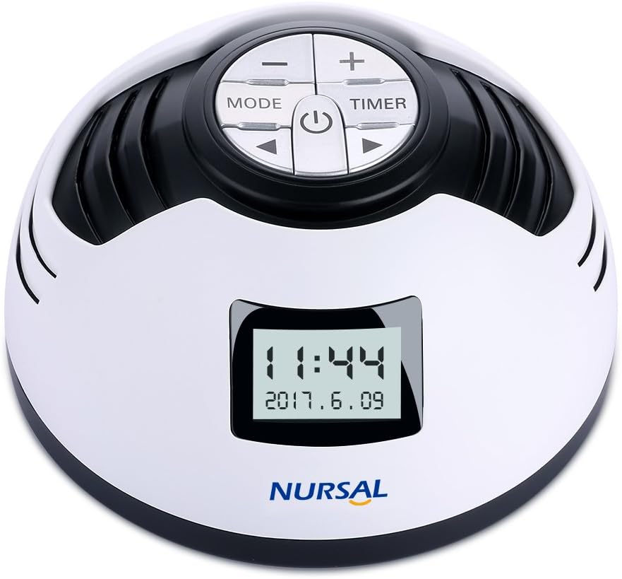 NURSAL White Noise Machine, Sleep Sound Machine Alarm Clock with 8
