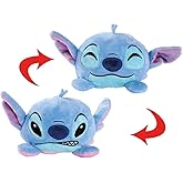 Simba 6315870316 Disney Lilo and Stitch Reversible Plush Toy, 8 cm, 2 Faces, Suitable for Children from The First Months of Life