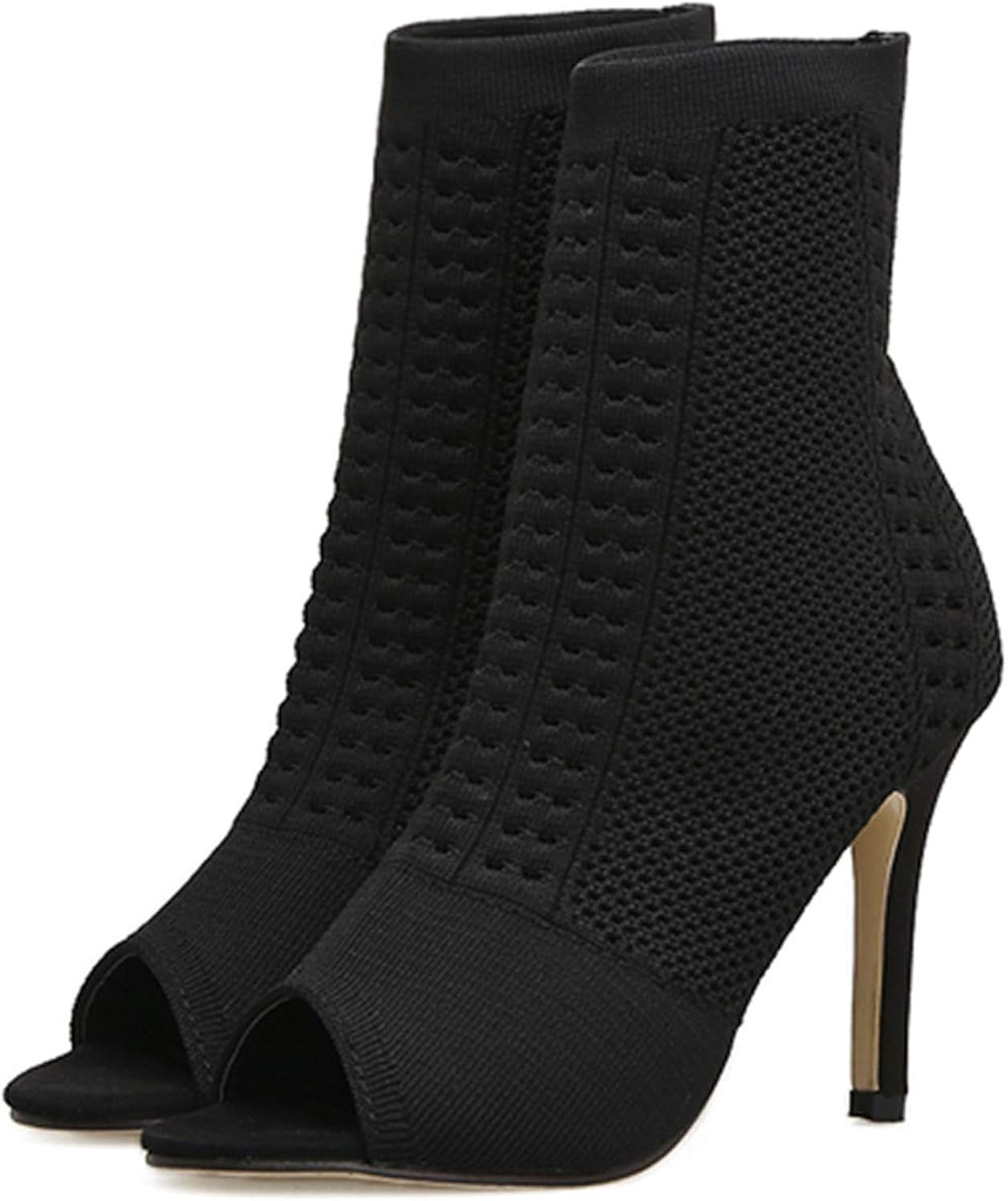 womens heeled sock boots