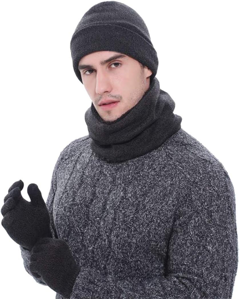 winter hat and glove set