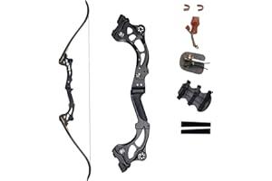 SinoArt 64" Takedown Recurve Bow Metal Riser 30-60Lbs Right Handed for Archery Hunting