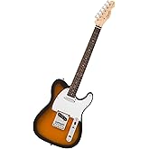 Fender Squier Debut Beginner Telecaster Electric Guitar, 2-Color Sunburst | Starter electric guitar, free lessons included, 2-year warranty, satin urethane finish