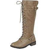 Mango 27 Womens Knee High Buckle Riding Boots