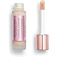 Revolution Beauty, Conceal & Define Foundation, Full Coverage, Long-Lasting Matte Finish, Vegan & Cruelty Free, F3 Fair Skin Tones, 0.8 Fl.Oz.