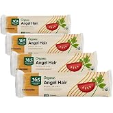 365 by Whole Foods Market, Organic Angel Hair Pasta, 16 Ounce (Pack of 4)