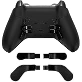 Controller Paddles for One Elite Controller Series 2 Premium Stainless Steel Metal Material 4pcs Controller Paddles (Black)