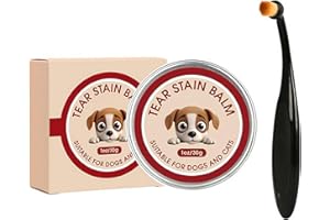 Dog Tear Stain Remover, Natural Tear Stain Remover Balm for Dogs & Cats, Reduce Discomfort Eye Cleaner Dogs, Gentle Cleaner f