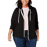 Tommy Hilfiger Women's Zip-up Hoodie – Classic Sweatshirt for Women With Drawstrings and Hood