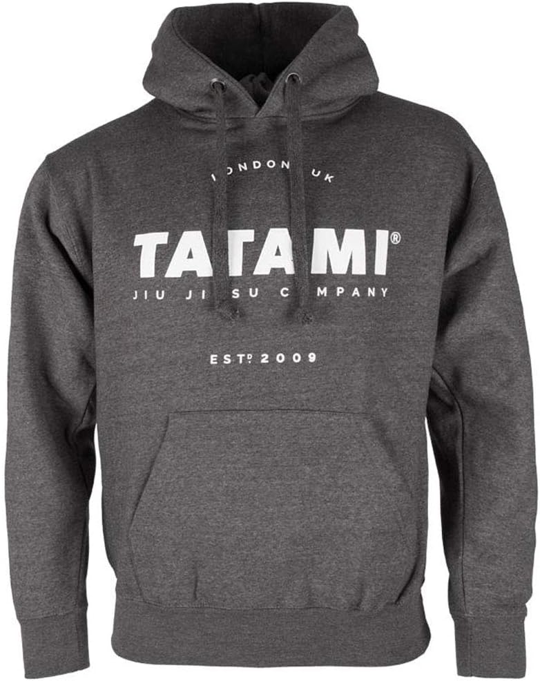 Tatami Fightwear Grey JJC Hoodie Men's BJJ MMA Fitness Active Workout