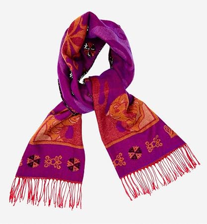 Amazon Co Jp ディズニー アラジン 魔法の絨毯 ブランケットスカーフ Disney Aladdin Magic Carpet Blanket Scarf ディズニー オフィシャルグッズ Disney Studios Inc All Rights Reserved 服 ファッション小物