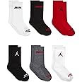 Jordan Boys 6-Pk. Crew Socks (5Y-7Y), RedBlack