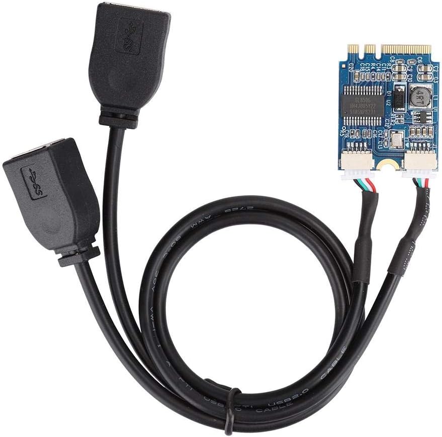 Sutinna KEY A-E to USB 2.0 Expansion Card, Easy Installation M.2 NGFF to USB Riser Card, for M.2 KEY A-E Interface Notebook - Image 3