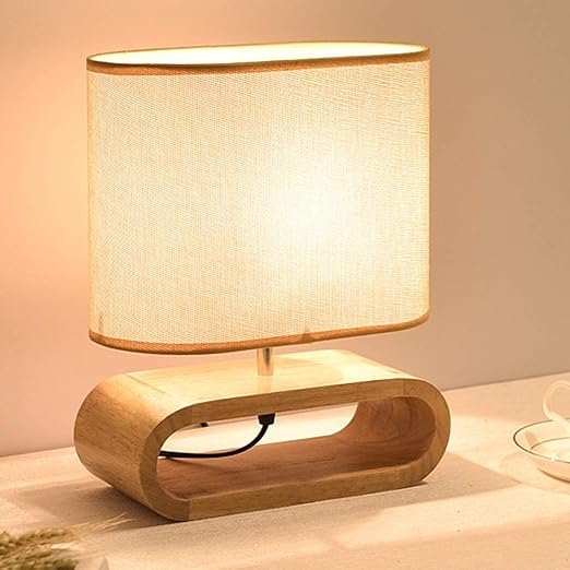 fxmj estilo nordico lampara sobremesa