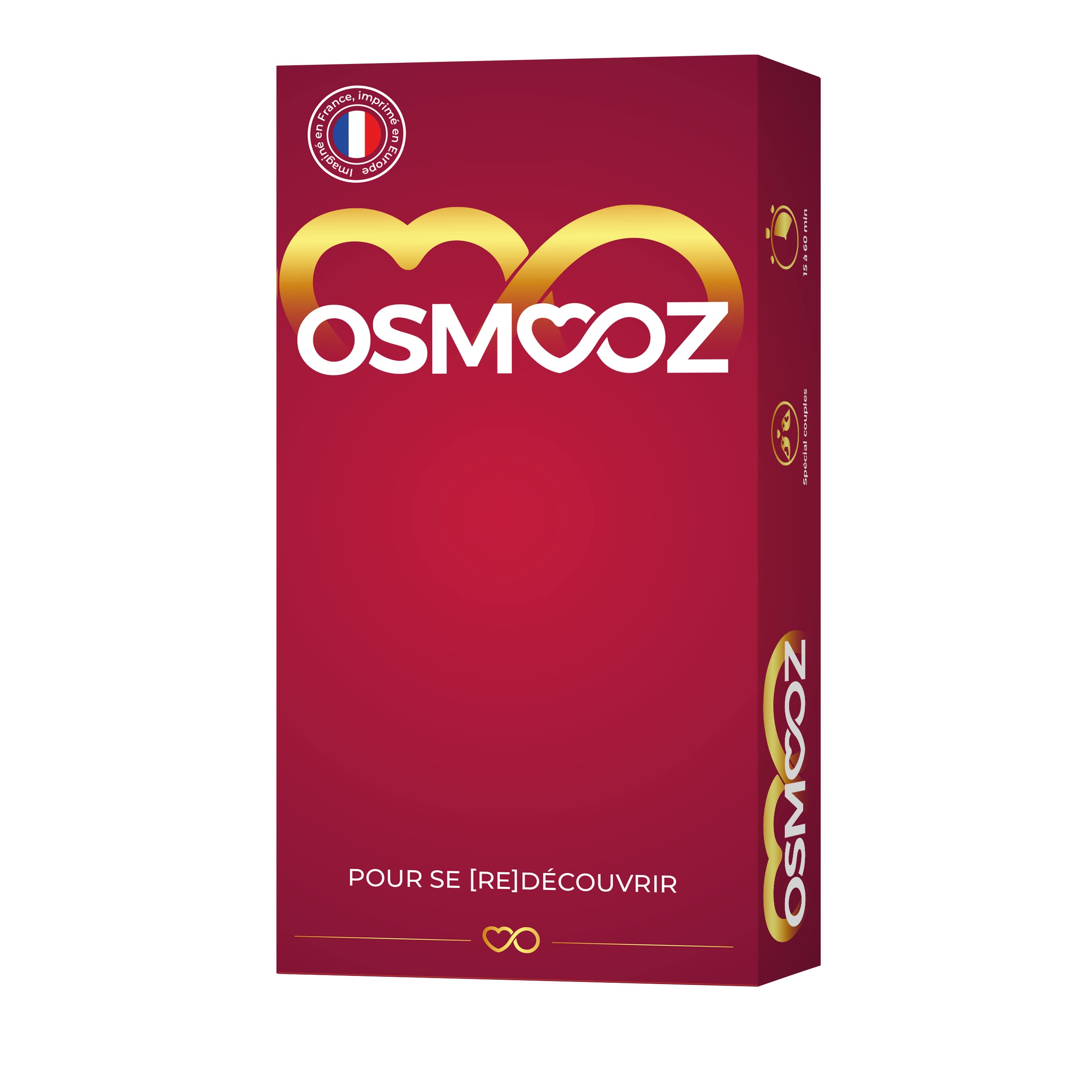 ATM Gaming OSMOOZ Red – Couple Game – Board Games – Card Game – Women's Birthday Gift – Men's Gift – Couple Gift Idea Valentine's Day 2024