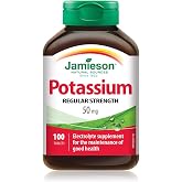 Jamieson Potassium 50 mg, 100 tablets