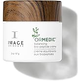 IMAGE Skincare, ORMEDIC Biopeptide Crème, Balancing Face Moisturizer with Shea Butter, Hyaluronic Acid and Organic Plant Oils, 2oz