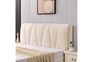 FIBITA Headboard Covers Slipcover,Velvet Thicken Bed Headboard Cover for Full Queen Cal King Size, Dustproof Protector Cover (Color : K, Size : 170cm/67in)