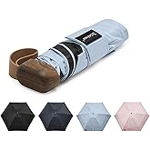 G4Free Mini Travel Folding Umbrella for Purse, Compact UPF 50+ UV Protection Sun & Rain Small Umbrella, Lightweight Portable Parasol Fits in Pocket, Wallet for Women Men
