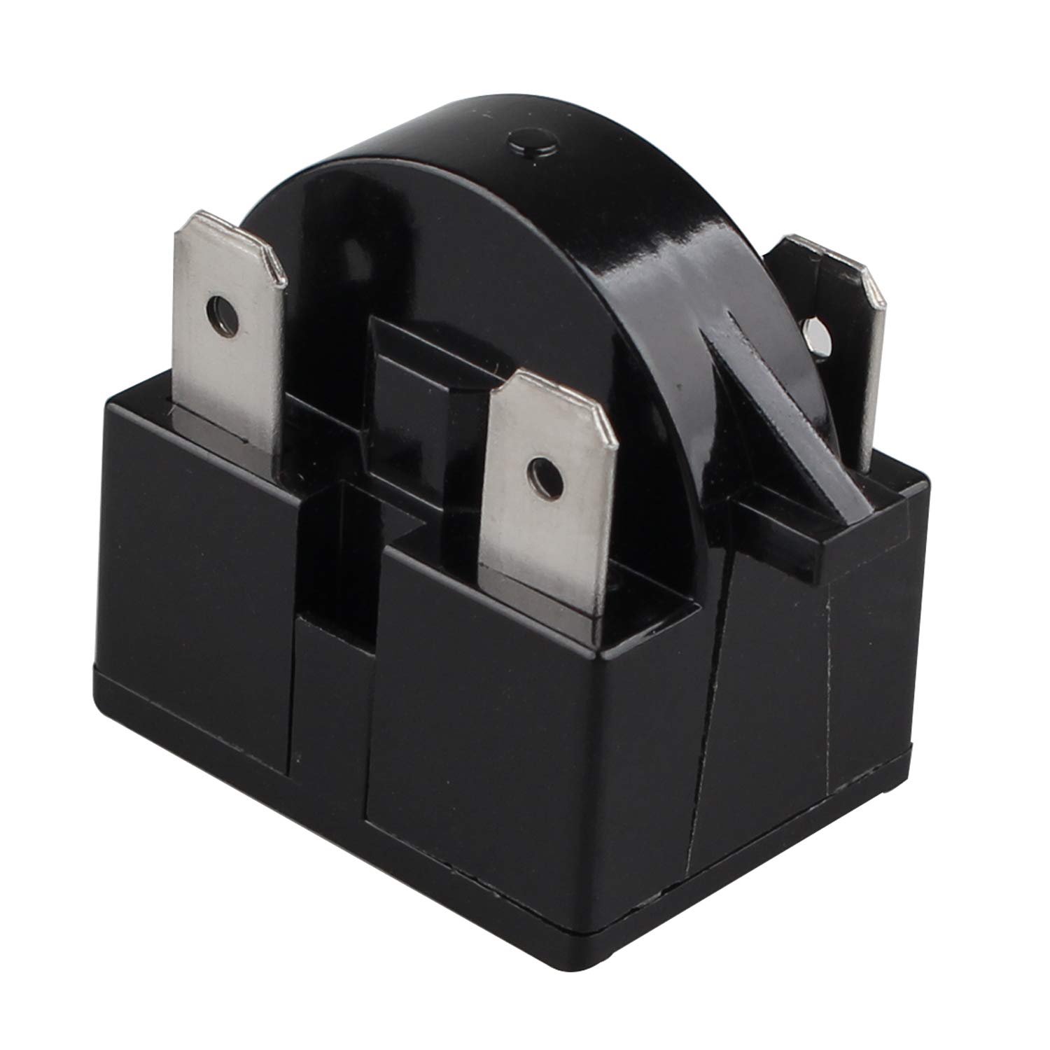 Futheda 15 Ohm 3 Pin Refrigerator PTC Starter Relay Black