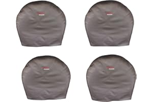 BroilPro Accessories Tire Cover Set of 4PCS Waterproof Sun Protectors for RV, Camper, Trailer, Truck Fits 29"-32" Tire Diameter, Brown.