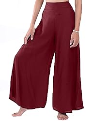 LOFBAZ Women's Wide Leg Palazzo Pants Yoga Lounge