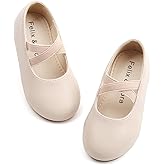 Felix & Flora Toddler Girl Dress Shoes - Flower Girl Ballet Mary Jane Flats Party School Wedding