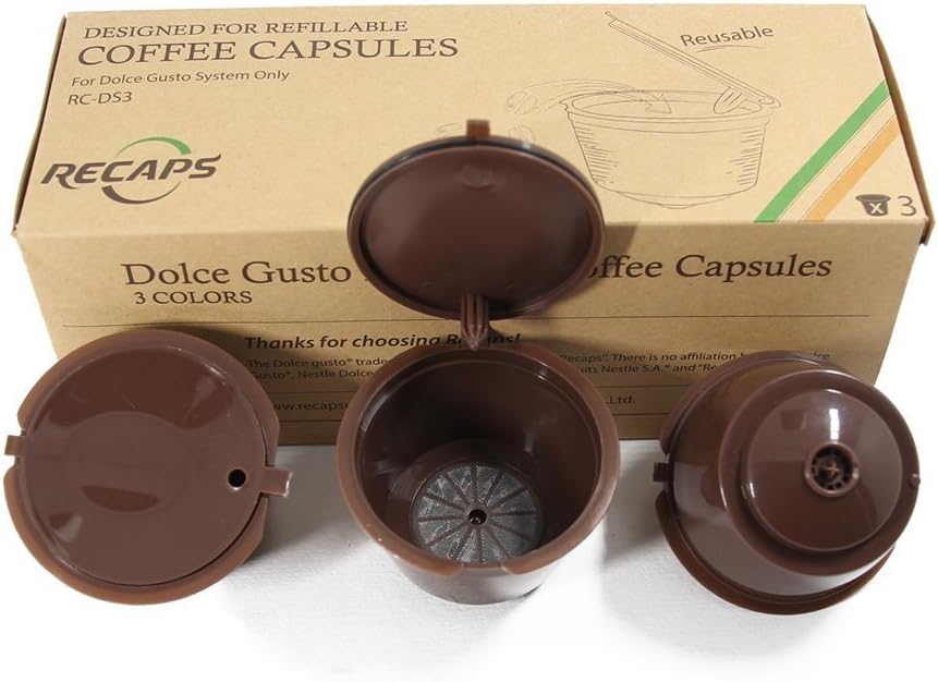 RECAPS Refillable Coffee Capsules Refilling More Than 100 Times