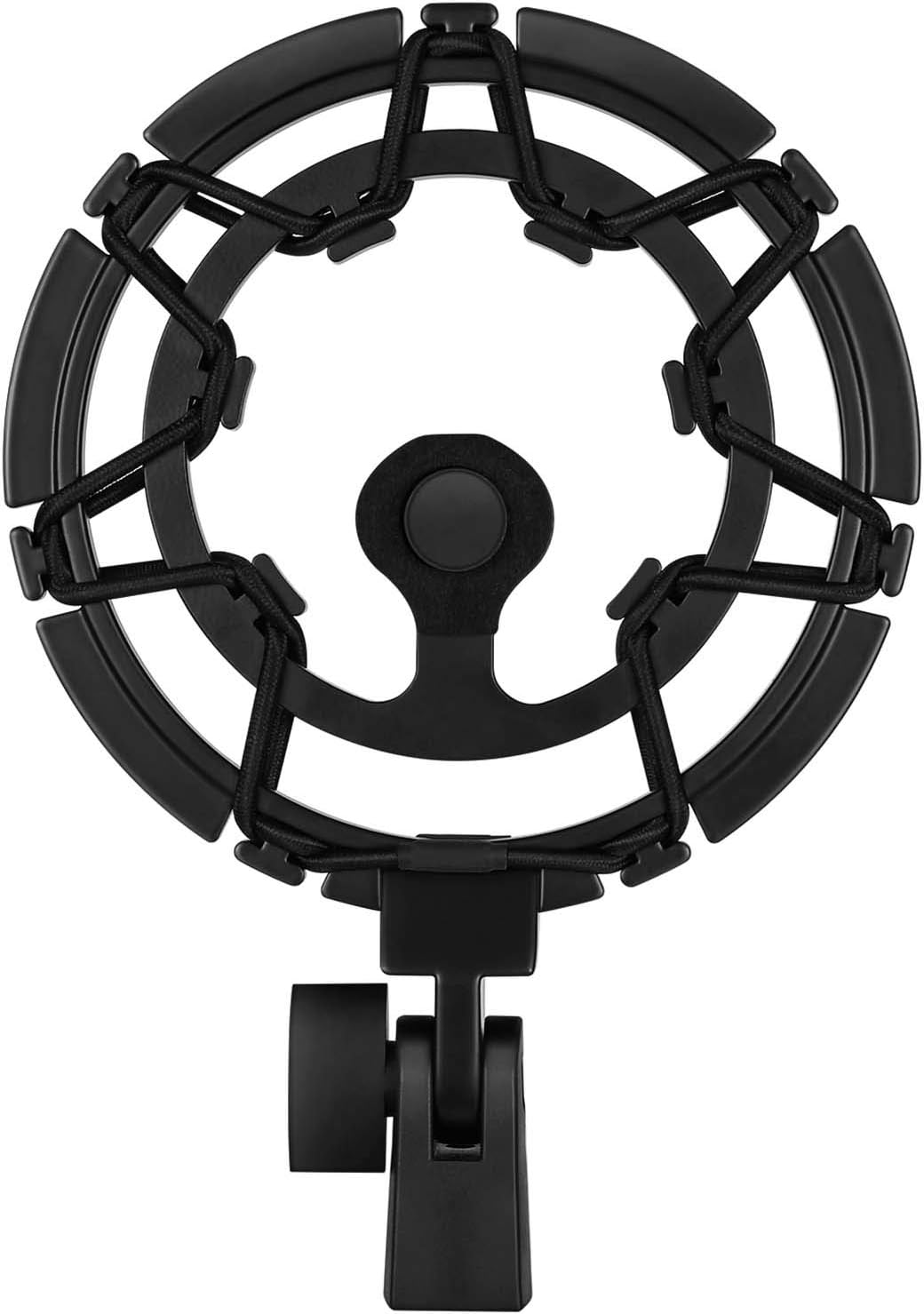 Moukey Shock Mount Compatible for Blue Yeti/Yeti Pro/Yeticaster/Yeti X/Snowball iCE Mic and other Large Microphones MMs-7-Black: Musical Instruments