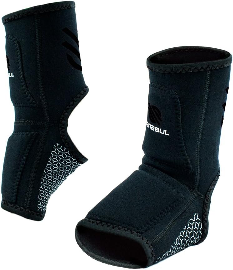 Sanabul Essential Striking Gel Ankle Guard for MMA Muay Thai Kick Boxing (Pair) : Sports & Outdoors