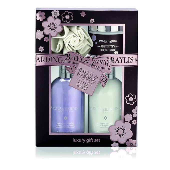 Baylis & Harding French Lavender Benefit Gift Set, 4Piece Amazon.co