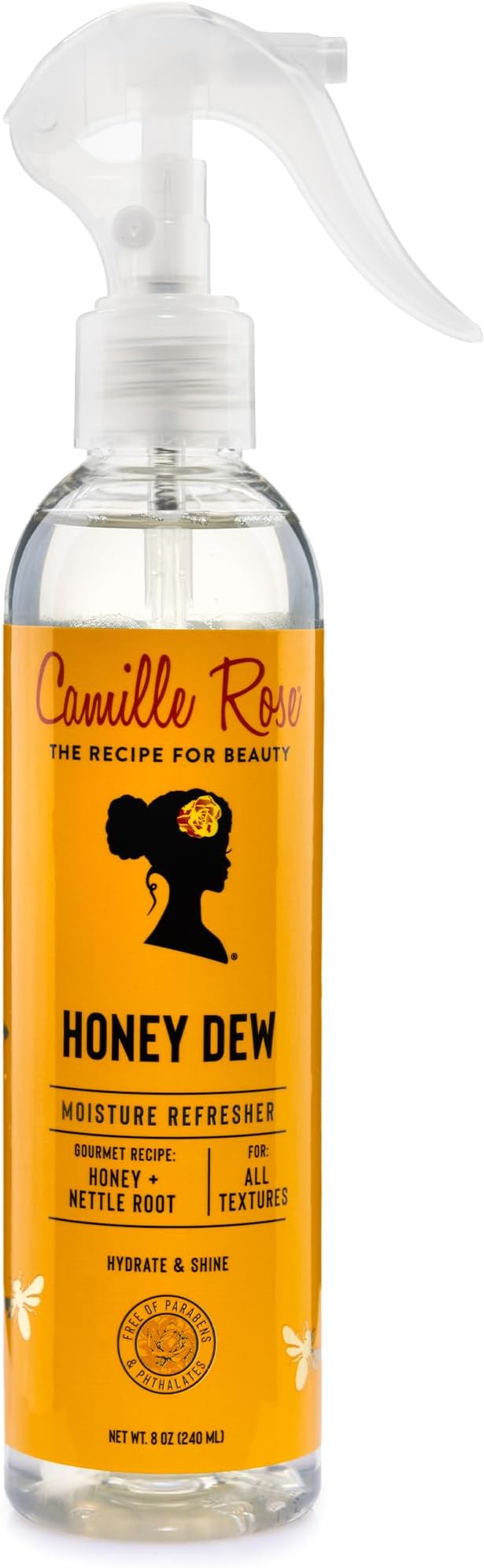 Camille Rose Honey Dew Refresher Nourishing Hair Spray 8.0 fl oz Hydrate Soothe
