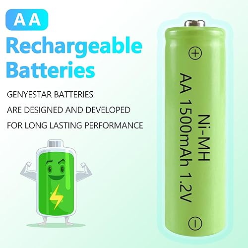 12 AA And 12 AAA Ni-MH 1.2V AA&AAA Rechargeable Batteries | 700mAh, USB Powered, Suitable For Remote Controls, Mouse, Christmas Lights, Toys, Electronics