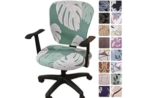Melaluxe Computer Office Chair Covers - Protective & Stretchable Universal Chair Cover Stretch Rotating Chair Slipcover