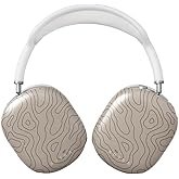 Burga Airpods MAX Case, Compatible with Apple Airpods MAX Cover, Cute Protective Air Pods Hard Plastic Shell, Headphones Ear Covers, Stylish Design Smartphone Accessories