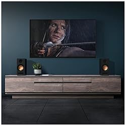 Klipsch KD-51M Pair Bookshelf Speakers, Black