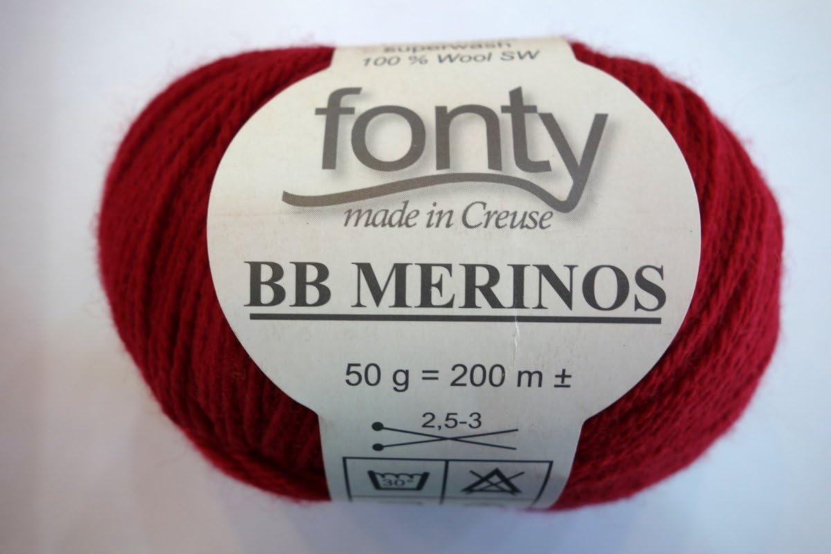 FONTY BB Merino rouge hermès