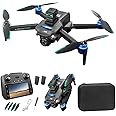 Dodoore GPS Drone with 8K UHD EIS Camera for Adults, 5G WiFi FPV RC Quadcopter with Brushless Motors, Optical Flow Positioning, Obstacle Avoidance, Auto Return, Follow Me, 2 Batteries (Black)