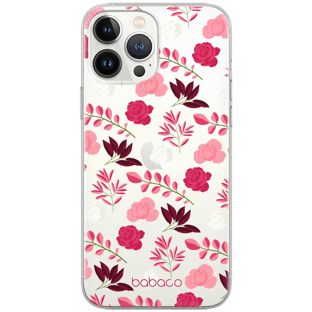 Babaco ERT GROUP mobile phone case for Xiaomi REDMI NOTE 10/ 10S original and officially Licensed pattern Flowers 020 optimally adapted to the shape of the mobile phone, partially transparent