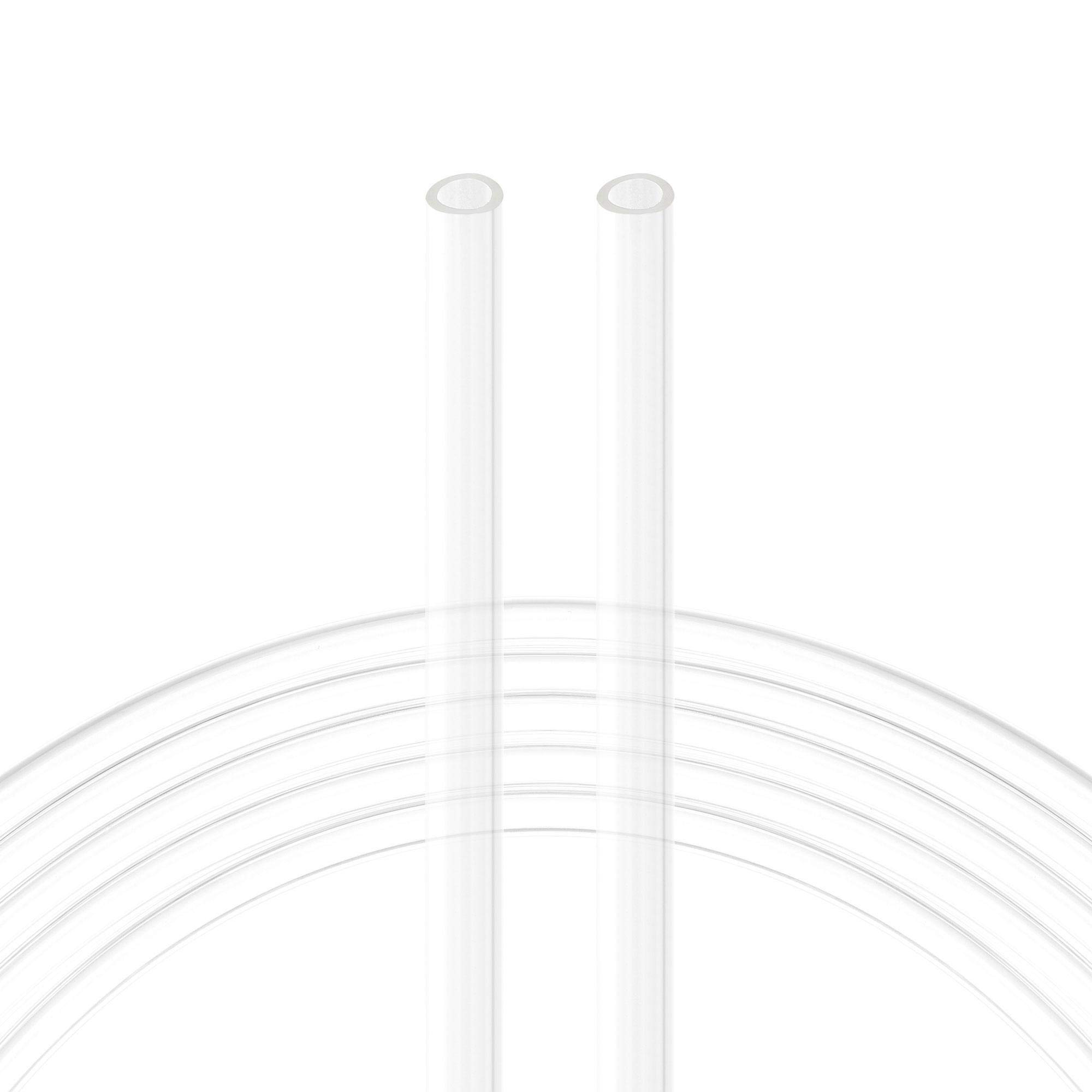 sourcing map Pneumatic Tubing, Air Compressor Tube Hose PU Air Line Hose 4mm ID x 6mm OD x 12m/39.4Ft Transparent — image 1