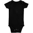 GUISBY Baby Short Sleeve Bodysuits, Rayon Summer Newborn Infant Boys Girls 0-24 Months