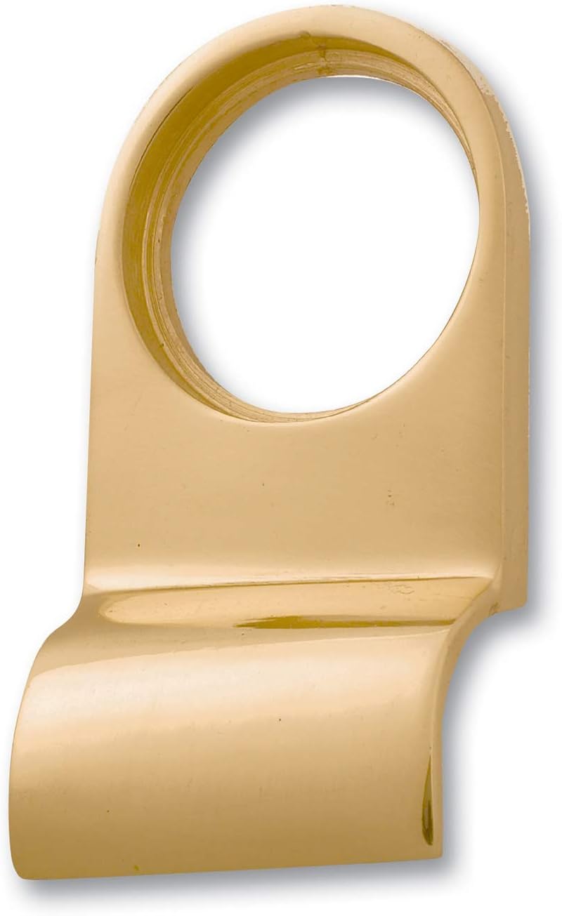 Yale P-110 Cylinder Pull Polished Brass 3.2cm for Wooden Doors